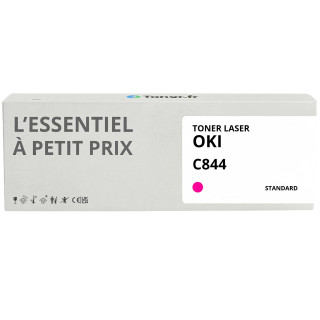 Toner compatible OKI C844 Magenta - L'Essentiel à Petit Prix