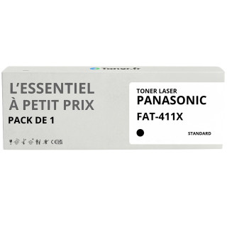 Pack de 3 toners compatibles Panasonic FAT-411X Noirs - L'Essentiel à Petit Prix