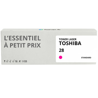 Toner compatible Toshiba 28 Magenta - L'Essentiel à Petit Prix