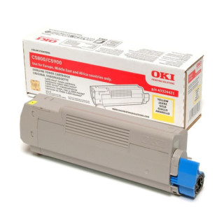 Toner OKI C5800 Jaune
