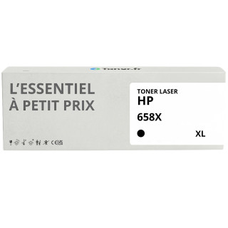 Toner compatible HP 658 XL Noir - L'Essentiel à Petit Prix