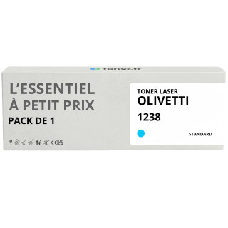 Toner compatible Olivetti 1238 Cyan - L'Essentiel à Petit Prix