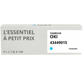 Tambour compatible OKI 43449015 Cyan - L'Essentiel à Petit Prix