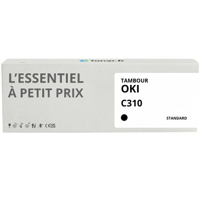 Tambour compatible OKI C301 Noir et couleurs - L'Essentiel à Petit Prix