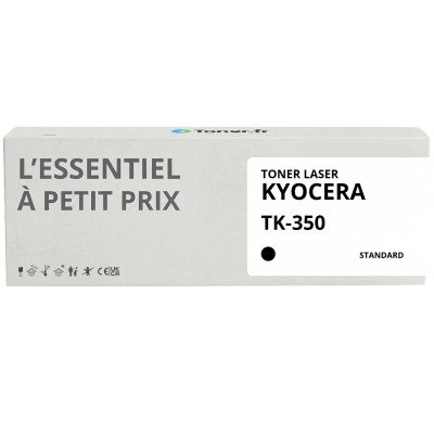 Toner compatible Kyocera TK-350 Noir - L'Essentiel à Petit Prix