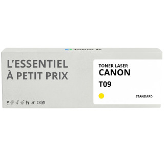 Toner compatible Canon T09 Jaune - L'Essentiel à Petit Prix