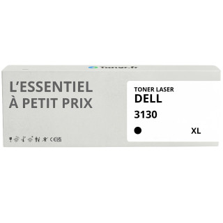 Toner compatible Dell 3130 XL Noir - L'Essentiel à Petit Prix