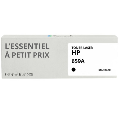 Toner compatible HP 659A Noir - L'Essentiel à Petit Prix