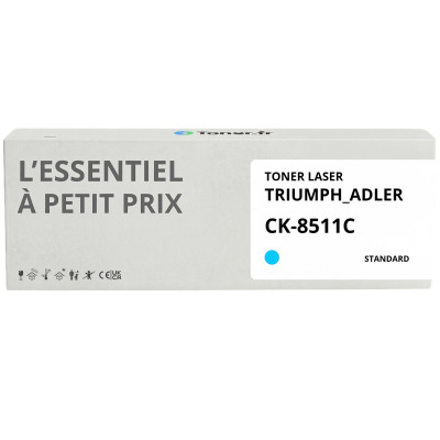 Toner compatible Triumph Adler CK-8511C Cyan - L'Essentiel à Petit Prix