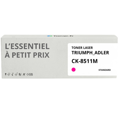 Toner compatible Triumph Adler CK-8511M Magenta - L'Essentiel à Petit Prix
