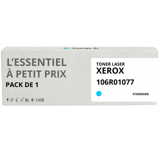 Toner compatible Xerox 106R01077 Cyan - L'Essentiel à Petit Prix