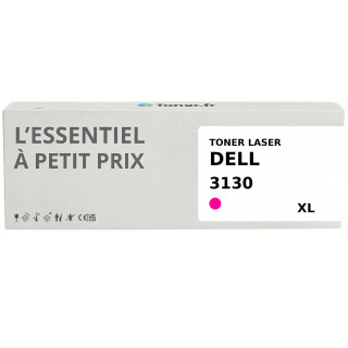 Toner compatible Dell 3130 XL Magenta - L'Essentiel à Petit Prix