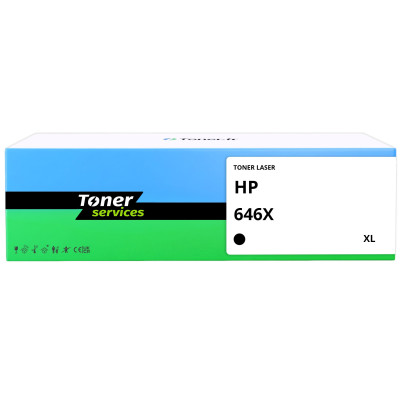 Toner compatible HP 646X Noir - Toner Services