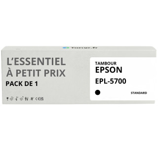 Tambour compatible Epson EPL-5700 Noir - L'Essentiel à Petit Prix